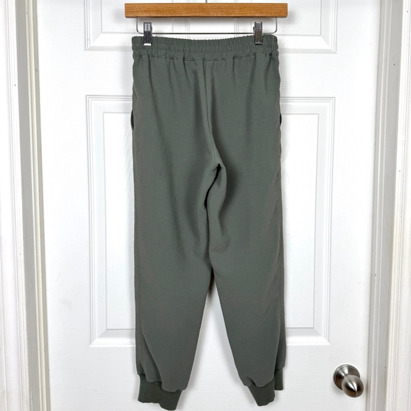 Wilfred Buffon Jogger Pants Women's Size XS Green Olive Crepe - Picture 5 of 13